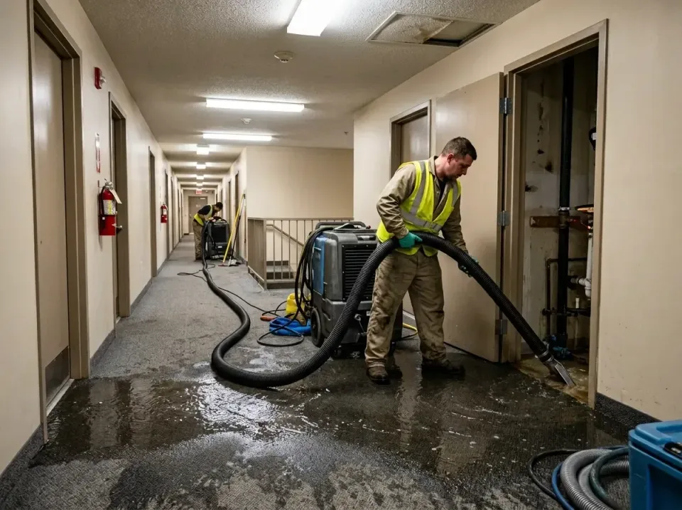 multi-unit-apartment-hallway-f-005 — frequently asked questions, Emergency Burst Pipe Water Extraction & Removal in Merriam,…
